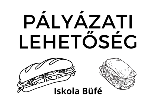 Pályázati felhívás iskolai büfé üzemeltetésére