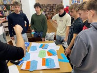 Interaktive Stunde mit Goethe Institut in der Biblitohek