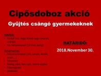 Cipősdoboz akció